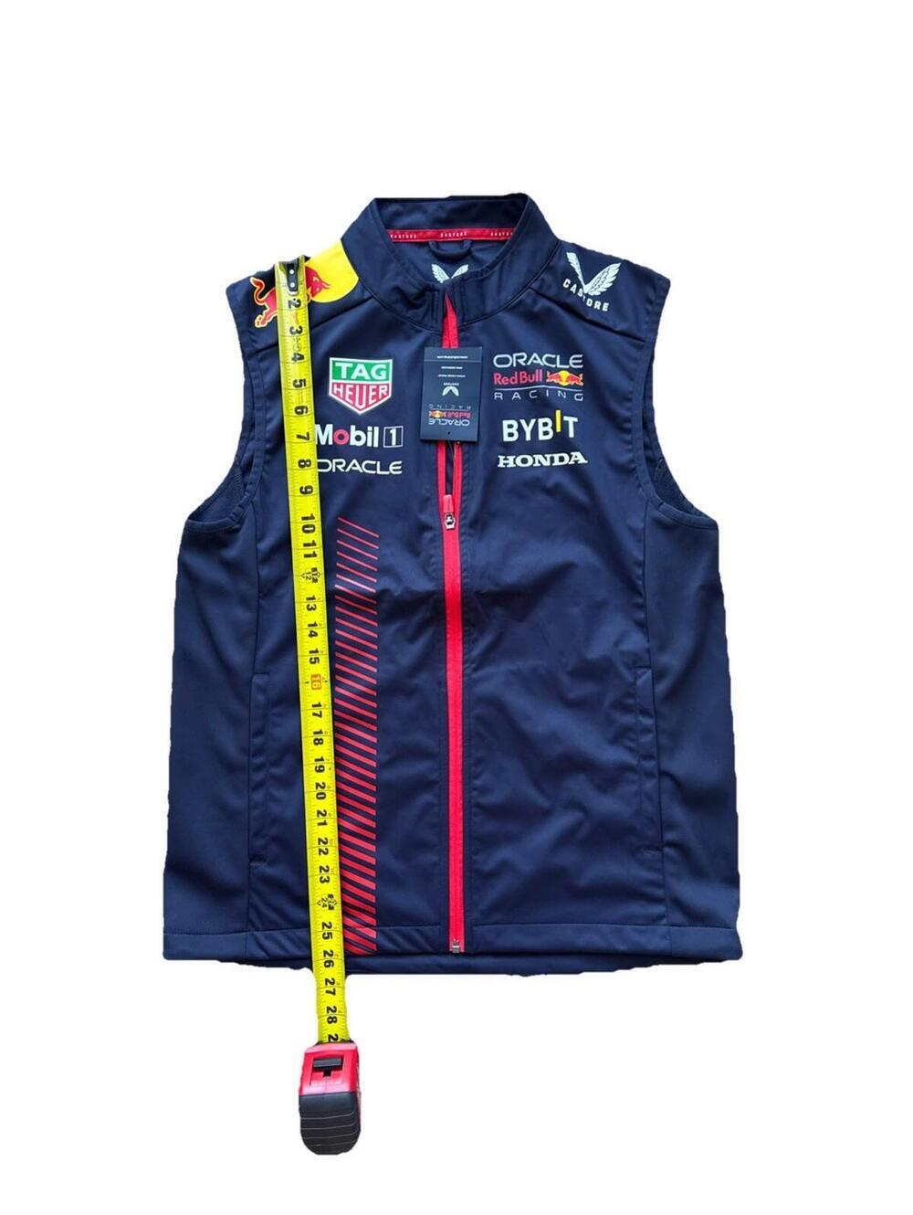 Oracle Red Bull Racing Driver Vest Gilet Shirt Castore Mens S Verstappen Checo - Picture 2 of 4